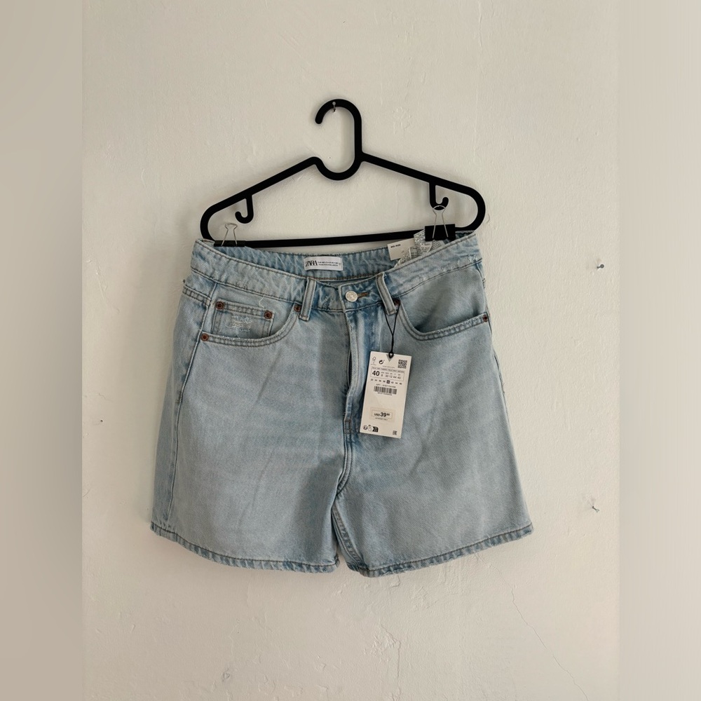 Zara mom fit shorts